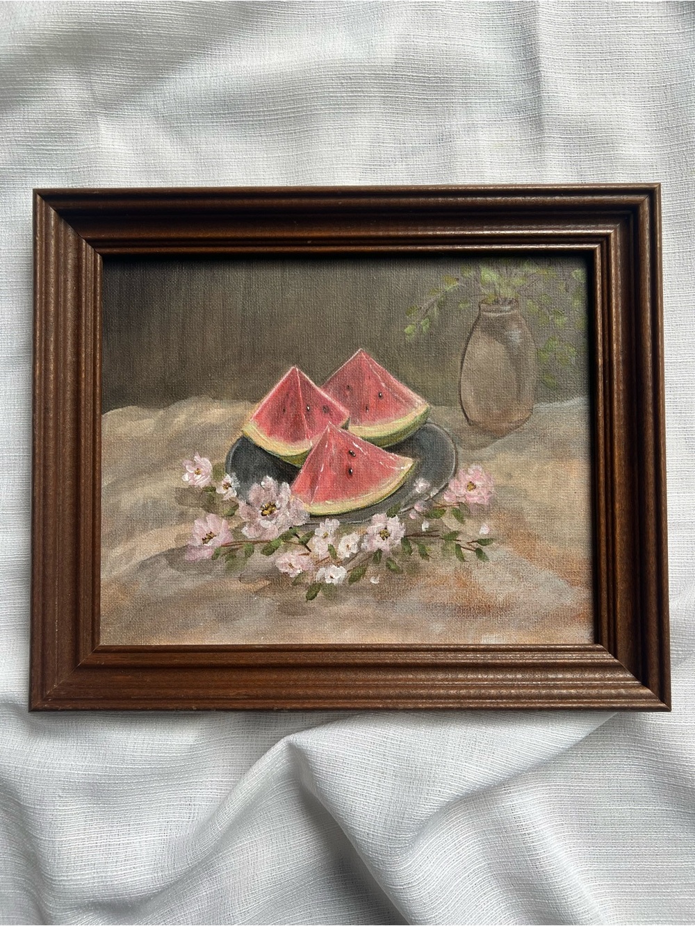 “Summer Blush” acrylic painting